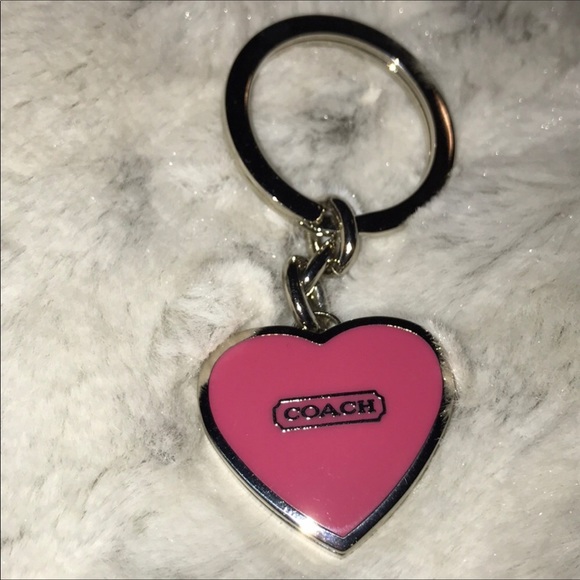Coach Accessories - New Heart Coach Keychain ❤️ Rare Piece ❤️